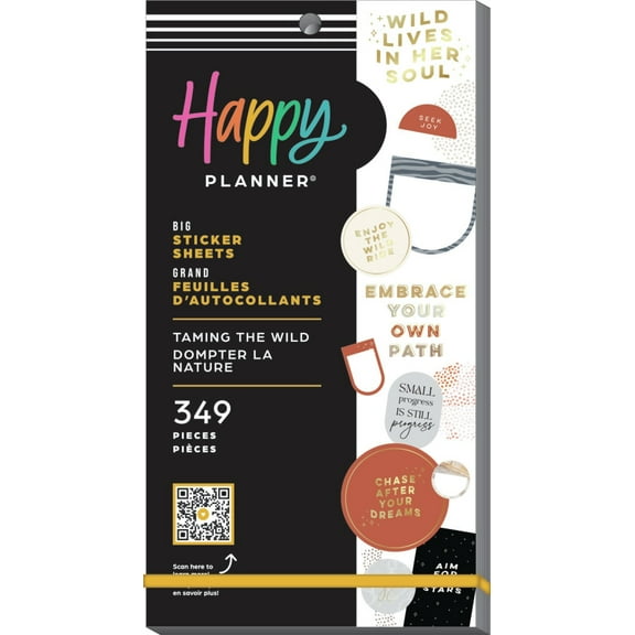 Happy Planner Sticker Value Pack 30/Sheets-Taming The Wild
