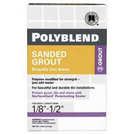 Polyblend PBG1807-4 "Polyblend" Colored Tile Sanded Grout - 7 Lb.