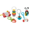 Fisher-Price Baby Tiny Take-Alongs Gift Set, 6 activity toys for baby to rattle and teethe