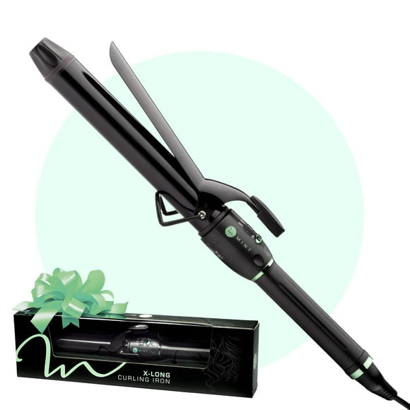 Curling Iron MINT Professional, extralargo, de cerámica, 1,25 pulgadas