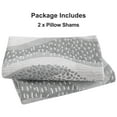 thumbnail image 2 of Ntbay 2 Pack Breathable Cotton Pillow Shams,3 Layer Muslin Decorative Pillow Covers with Envelope Closure, Queen Size, Gray Wheat Waves, 2 of 6