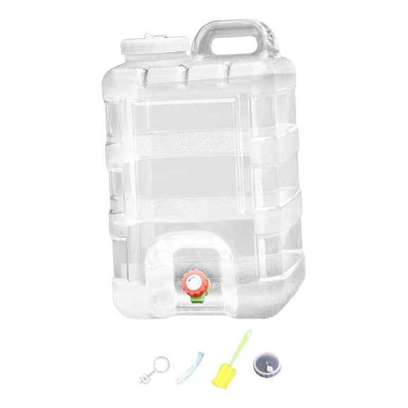 Cubo de agua para exteriores con grifo shamjiam 28 L Portador de almacenamiento de agua