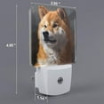 thumbnail image 2 of Rocae Regal Shiba Inu for 0.5W Plug in Night Light, Dusk to Dawn, Bright Nightlight Auto-On/Off-UK, 2 of 7