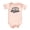 Peach Bodysuit, variant on Daddy's Bestie Baby Bodysuit for Girls and Boys Trendy Retro Dad's Best Friend One-Piece Natural Bodysuit Newborn