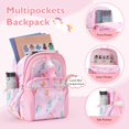 thumbnail image 3 of Set de mochilas mommore Kids con lonchera para niñas de 4 a 8 años, 3 of 7