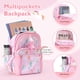 thumbnail image 3 of Set de mochilas mommore Kids con lonchera para niñas de 4 a 8 años, 3 of 7