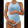 thumbnail image 1 of Traje de Baño Bikini de Playa de una Pieza Azul M, 1 of 7