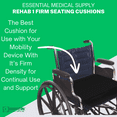 thumbnail image 6 of Essential Medical Supply Rehab 1 Foam Cushion - Extra Thick Seat Pad for Office Chair, Wheelchair, and Car - Provides Additional Support for Seniors - 18" x 16" x 2", 6 of 7
