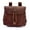 Brown, variant on Leather Pouch with String Clasp – Durable Handcrafted Design