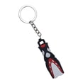 thumbnail image 1 of Almencla Scuba Key Chain Keyring Charm Diver Gift for Car Keys Wallet Pendant Red, 1 of 8