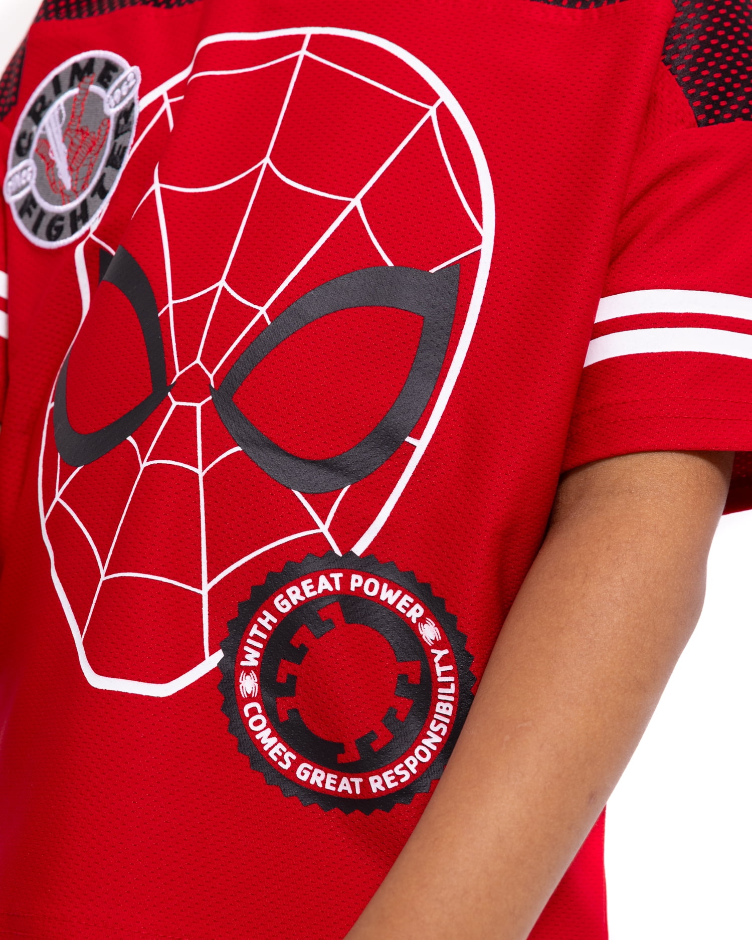 Spider-Man Toddler Boys V Neck Football Jersey and Shorts Set, 2 Piece, Sizes 12M-5T