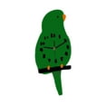 thumbnail image 3 of Reloj de pared con diseño de animales, decorativo, con cola meneando, de dibujos animados, elegante reloj para habitación de niños. Verde, 3 of 9