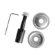 thumbnail image 2 of Eje de muela abrasiva Eje de extensión de amoladora Motor de pulido de acero Adaptador de eje para muela abrasiva Rueda de fibra Rueda de tela Rueda 10 mm 92 g, 2 of 8
