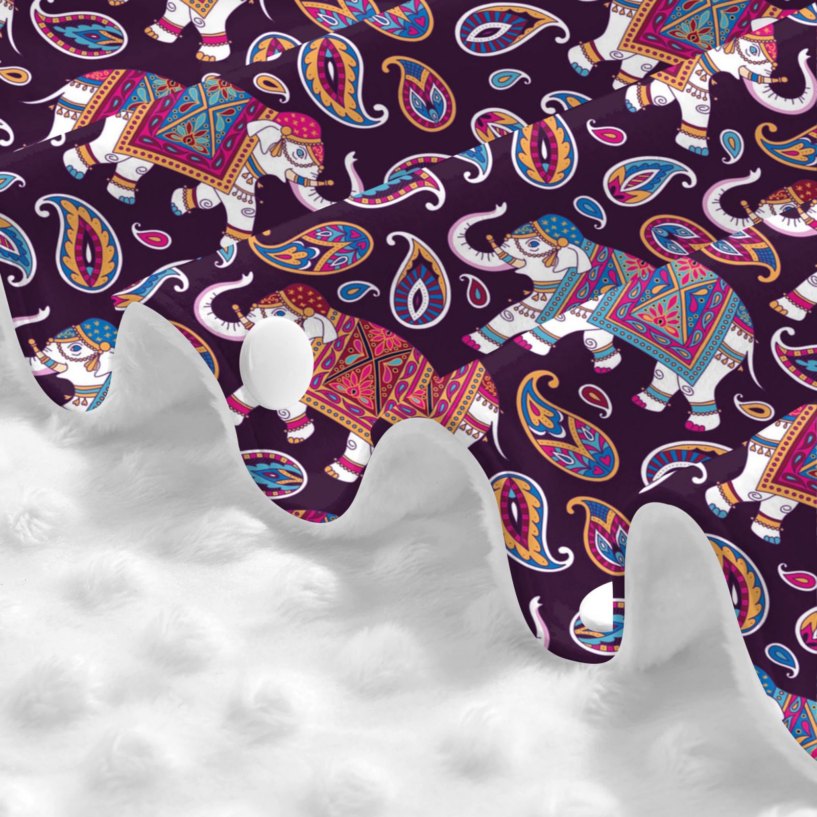 Car Seat Cover Baby - Elephants Paisley Breathable Infant Car Seat Cover for Baby Carseat, Lightweight Comfort Baby Essentials Must Haves Newborn Stuff for Girl Boy