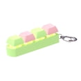 thumbnail image 3 of Llavero inquieto con teclado, juguete mecánico con llave, juguete sensorial, regalos, Clicker de moda portátil, juguete relajante para adultos, Verde y rosa, 3 of 8