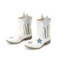 thumbnail image 2 of BURUDANI Girls Star Mid Calf Tassel Boots Cowgirl Cowboy Western Boots, 2 of 5