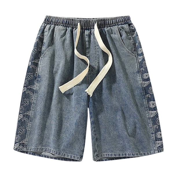 Puntoco Pantalones Cortos Con Estampado Hawaiano Para Hombre, Pantalones Cortos Con Bolsillo Y Cordón, Color M