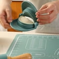 thumbnail image 3 of Uklsqma Three In One Multifunctional Dumpling Maker with Built-In Filling Spoon and Lid | Integrated Dough Pressing and Filling Tool | Easy to Clean Plastic Hand Dumpling Mold for Home Cooking and K, 3 of 6