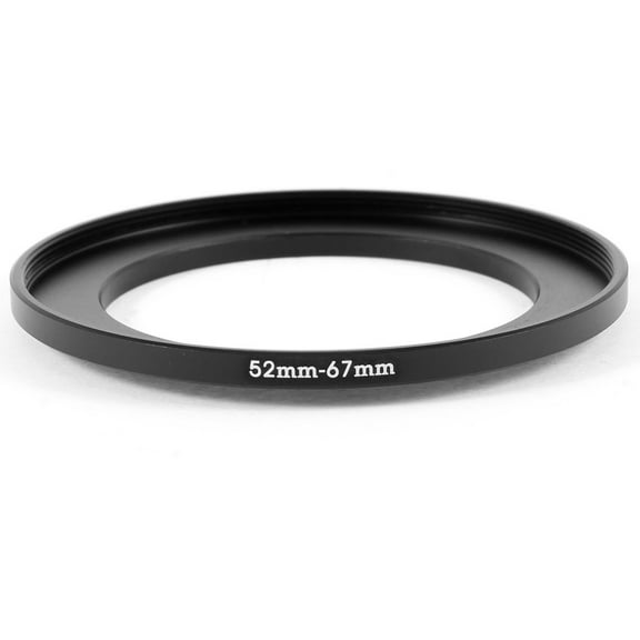 Unique Bargains 52-67mm 52mm to 67mm Aluminum Step-Up Filter Ring Adapter for Camera