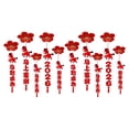 thumbnail image 3 of Elodie 10Pcs Happy New Year Ceiling Decorations 2026 Spring Festival Pendant Photo Prop flowers pattern, 3 of 8