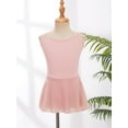 thumbnail image 3 of Alvivi Kids Girls Camisole Ballet Dance Tutu Dress Gymnastics Skirted Leotard Performance Dancewear Pink 11-12, 3 of 7