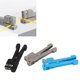 thumbnail image 2 of 3 piezas de pelacables, pelacables transversales, pelacables de tubo suelto, abridores de borde de tubo, cable coaxial, juego de herramientas de pelado de fibra óptica para mantenimiento ANGGREK Otros, 2 of 9