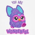 thumbnail image 3 of CafePress - Furby You Are Wonderful Kids Baseball T Shirt - Kids Cotton Baseball Jersey, 3/4 Sleeve Shirt, 3 of 4