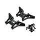 thumbnail image 3 of 2 piezas de soporte de amortiguadores para coche RC, modelo de vehículo, piezas ligeras de repuesto Negro, 3 of 9
