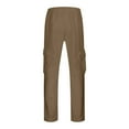 thumbnail image 3 of Zylarhe Casual Pants for Men Mens Hop Pants Casual Solid Color Track Lace Up Workout Pants With Pocket Memory Foam, 3 of 7