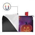 thumbnail image 2 of Scary Pumpkin Bat Spider Purple Spooky Halloween Mailbox Cover,Magnetic 21x25.5 Inch Mailboxwrap Waterproof Durable Halloween Box Wrap for Yard Farmhouse Decorative, 2 of 4