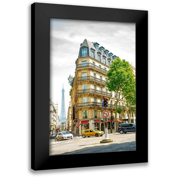 Murdock, Ramona 11x14 Black Modern Framed Museum Art Print Titled - Paris Corner