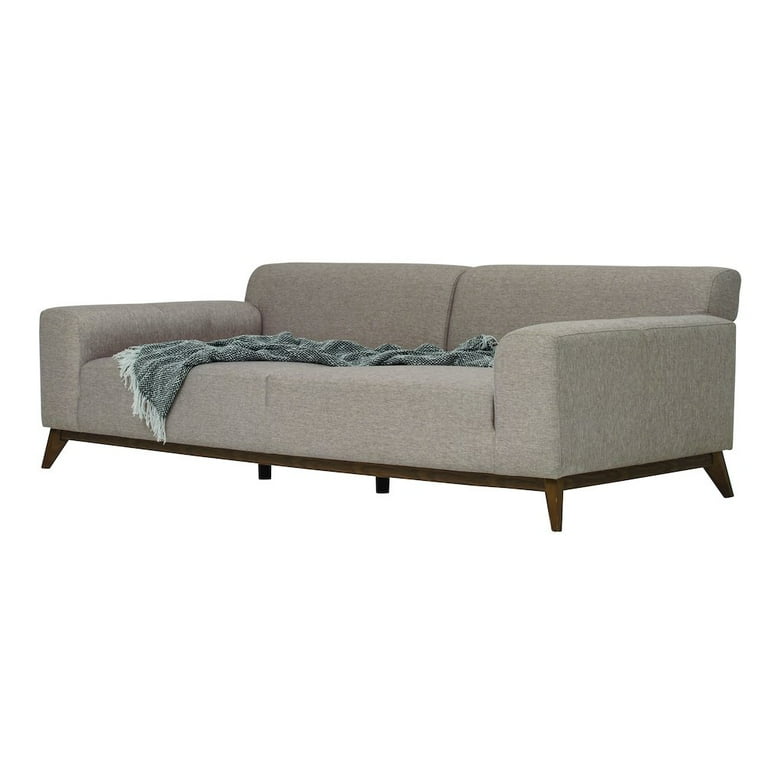 ^_^ 　NOANA sofa 3seater Enza Home Netha 3-Seater Fabric & Wood Sofa Bed in Cream
