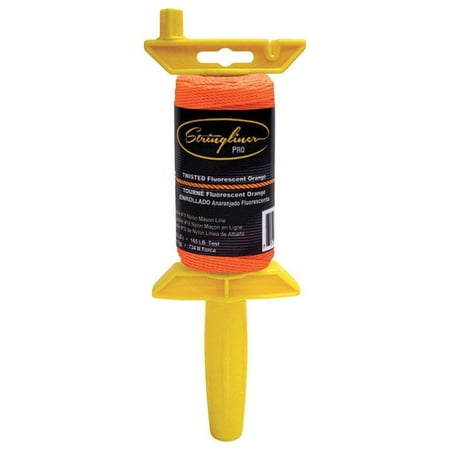 UPC: 0717065251062 | Stringliner Pro Orange Twisted Mason Line and Reel 270 ft. Orange