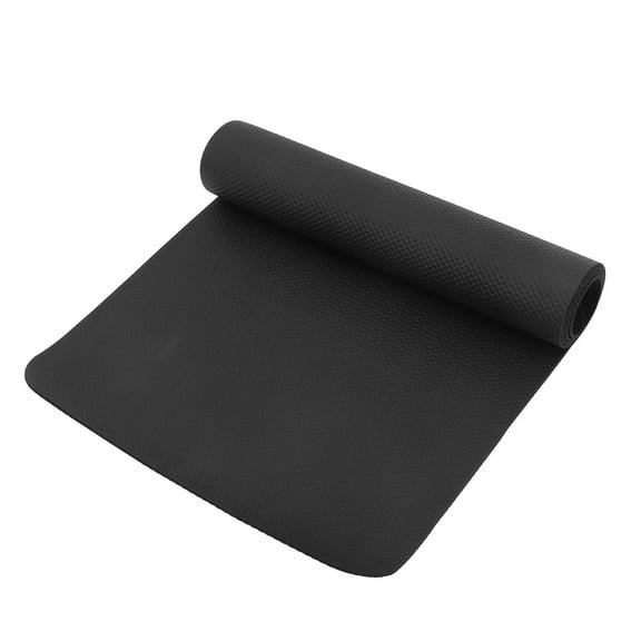 Hemoton  Bike Trainer Mat Exercise Mats for Home Workout Fitness Black