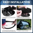 thumbnail image 6 of Unique Bargains Left Driver Side Rearview Mirror Glass Replacement Heated White Glass Fit for for Volvo S60 S80 V70, 6 of 6