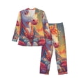 thumbnail image 1 of Honeii Ensemble de Pyjama pour Hommes à Motif de Cheval Mignon Méditant, Ensemble de Détente 2 Pcs pour Hommes avec Chandail de Nuit à Manches Longues et Bas de Pyjama, Ensembles de Pyjamas pour Hommes - XX-Grand, 1 of 7