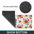 thumbnail image 6 of Pioneer Flower Floral Print Pattern Kitchen Rugs Sets Of 2, Anti Fatigue Non Slip Washable Floor Mats for Kitchen Sink Laundry, 17X30 Inch + 17X47 Inch, 6 of 6