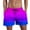 Blue, variant on Mens Quick Dry Swimming Trunks Comfortable Gradient Pants Casual Swimsuits Beach Fashion Bathing Suits