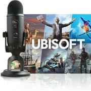 Blue Yeti Blackout USB Gaming Microphone with Blue VO!CE Effects, Multi-Pattern Recording, Plug and Play