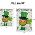 thumbnail image 2 of GZHJMY Garden Flag Double Sided St Patricks Cartoon Leprechaun, Fade Resistant Yard Flag 28x40 Inch Durable Banner Outdoor Home Decor Yard Flags, 2 of 7