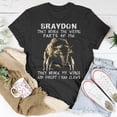 thumbnail image 5 of Braydon Name Braydon They Broke The Wrong Parts Of Me TShirt, 5 of 6