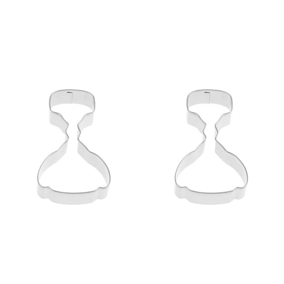 Masteelf 2pcs Metal Trophy Cookie Cutter Football Cookie Cutter Stainless Steel With Football Fan Sport Themed Dough Fondant Biscuits Molds For Kids