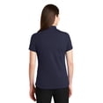 thumbnail image 2 of Port Authority LK164 Ladies SuperPro Knit Polo, True Navy, XS, 2 of 4