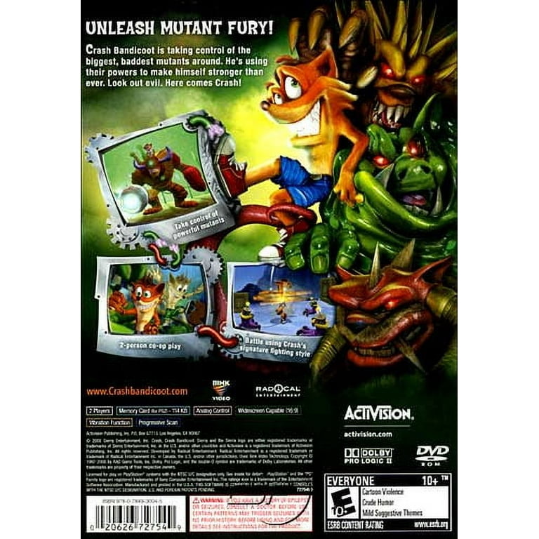 Crash Bandicoot Mind Over Mutant - PlayStation 2 - Walmart.com