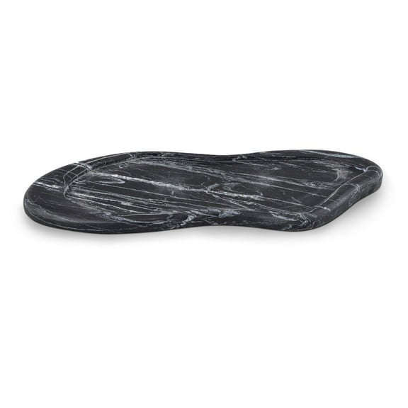 Meridina Furniture Arezzo Black Marble Tray