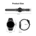 thumbnail image 4 of LIGE Smart Watch for Android iOS Phone Waterproof Bluetooth Calls Men Black, 4 of 7