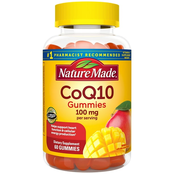 Nature Made CoQ10 100 mg Gummies, 60 Count