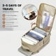 thumbnail image 5 of Mochila de viaje LOVEVOOK de 40 litros con 3 cubos de embalaje para mujeres y hombres, 5 of 9