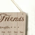 Msuo Calendar 20242025 Family Birthday Board Plaque Diy Hanging Wooden Birthday Reminder