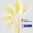 thumbnail image 2 of JOYMOOP Scented Telescopic Duster kit, 3FT Extendable Handle (Yellow) + 24 Yellow Refill Heads – Easy Cleaning for Ceilings, Ceiling Fans, Blinds, Vents & Shelves, 2 of 10